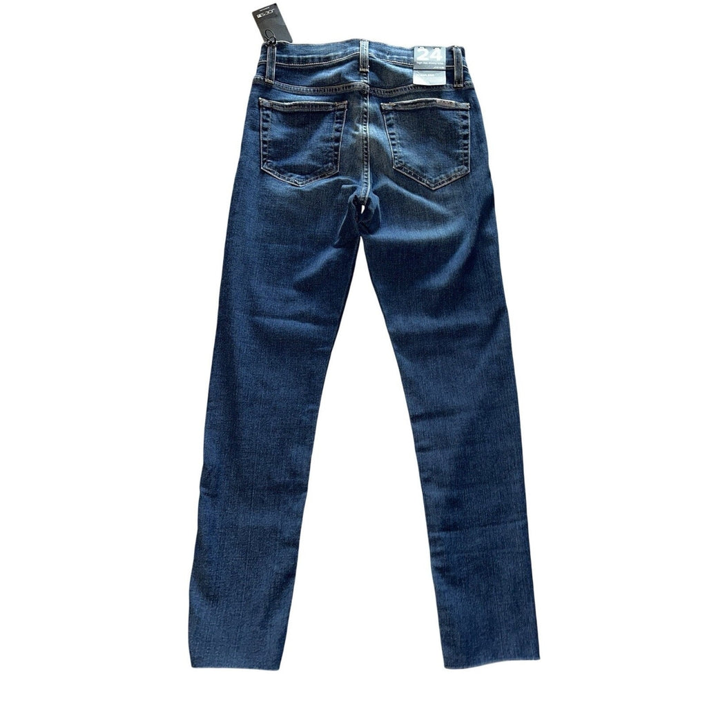 Joe's Jeans Sz Is 24 High Rise Skinny Crop—Raw Hem Stretch for Everyday Style NE