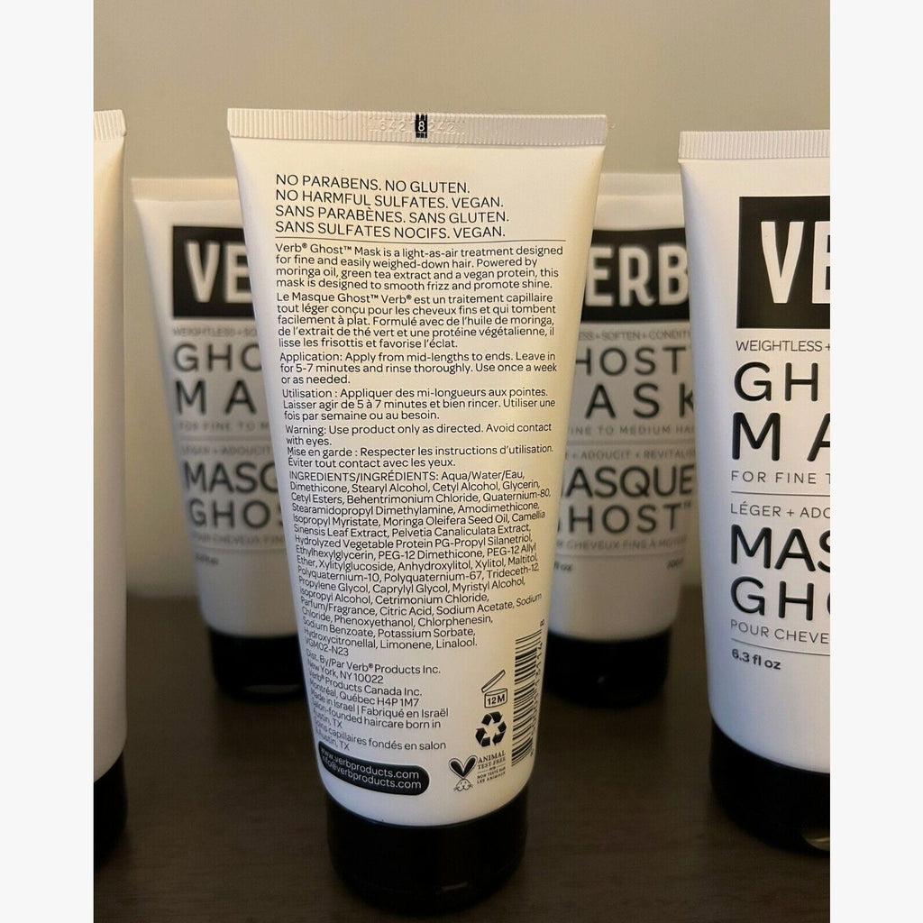 VERB Ghost Hair Mask Vegan Deep Conditioning Hair Treatment 6.3 oz New Sealed 