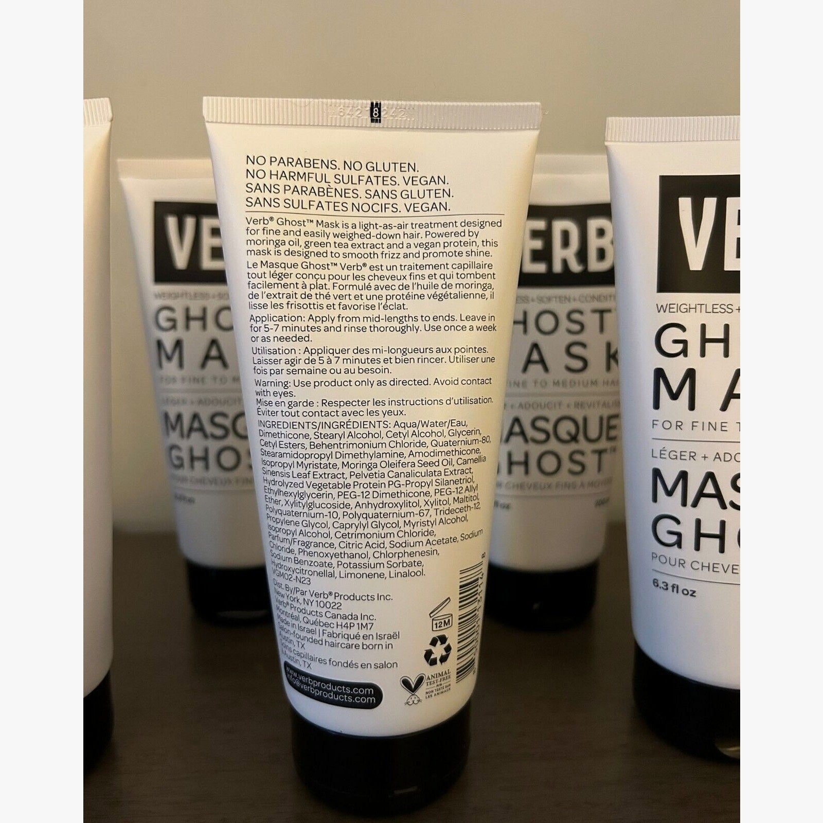 VERB Ghost Hair Mask Vegan Deep Conditioning Hair Treatment 6.3 oz New Sealed 