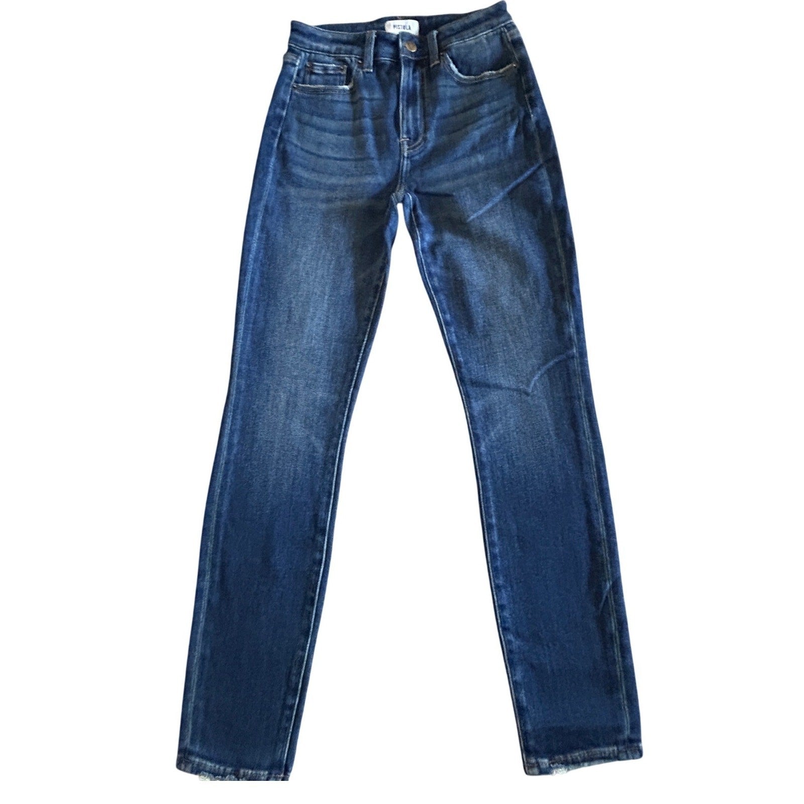Revolve Pistola Aline Forever Jeans, High Rise, Skinny Stretch, Dark Sz 26 NWT