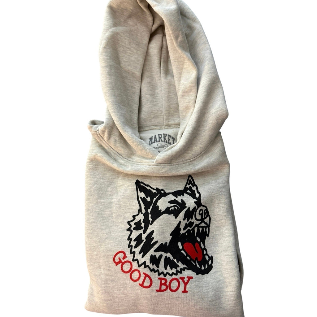 Chinatown Market Good Boy German Shepard He Wont Bite Hoodie Small NWOT