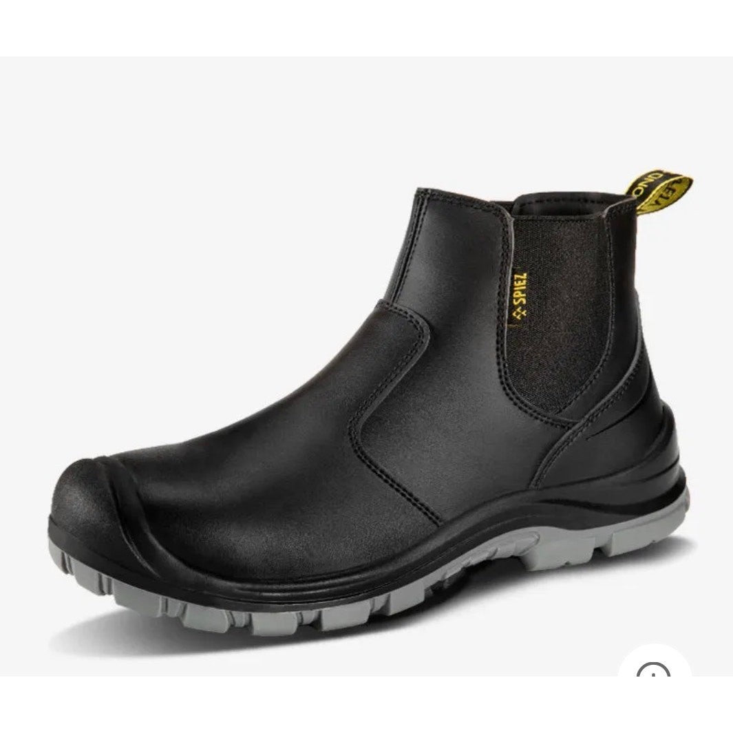 SPIEZ Safety Work Boot Men 8-9 / Women 10-11 | Waterproof | Steel Toe |Certified
