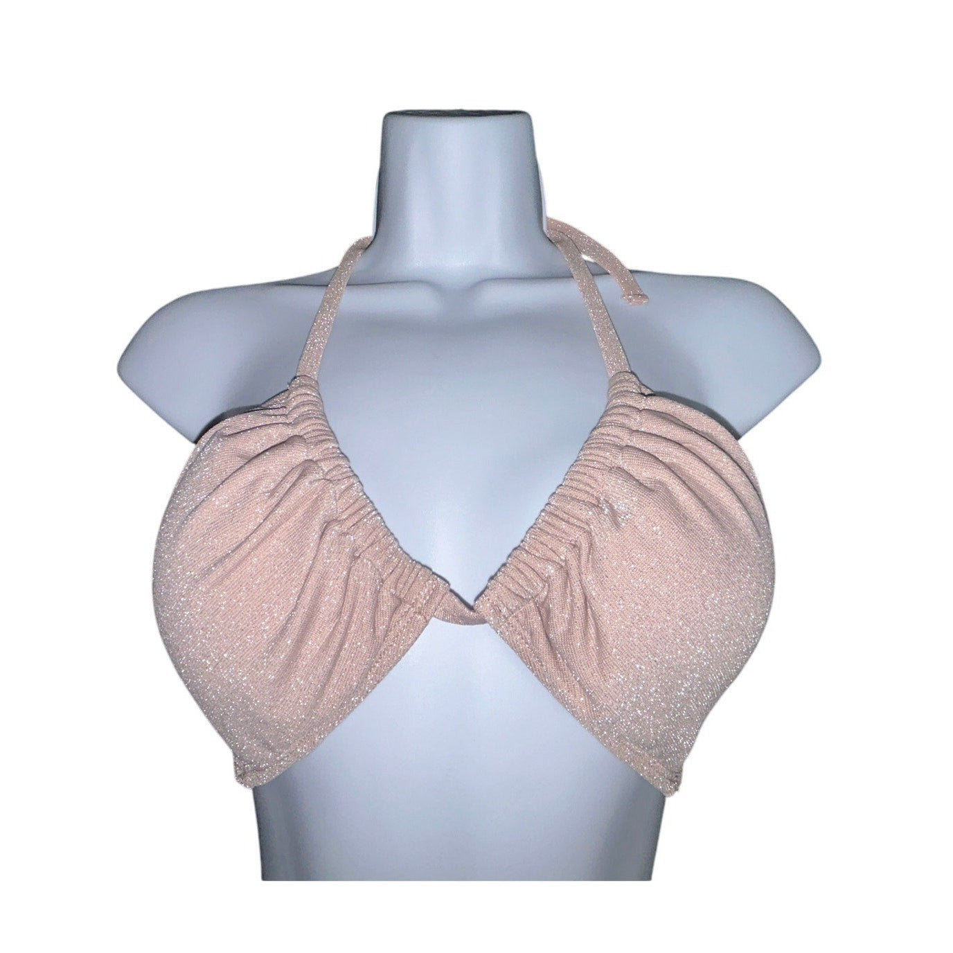  Shade N Shore Sexy Glittery Pink Unique Bikini Set – Medium Top, Large Bottom