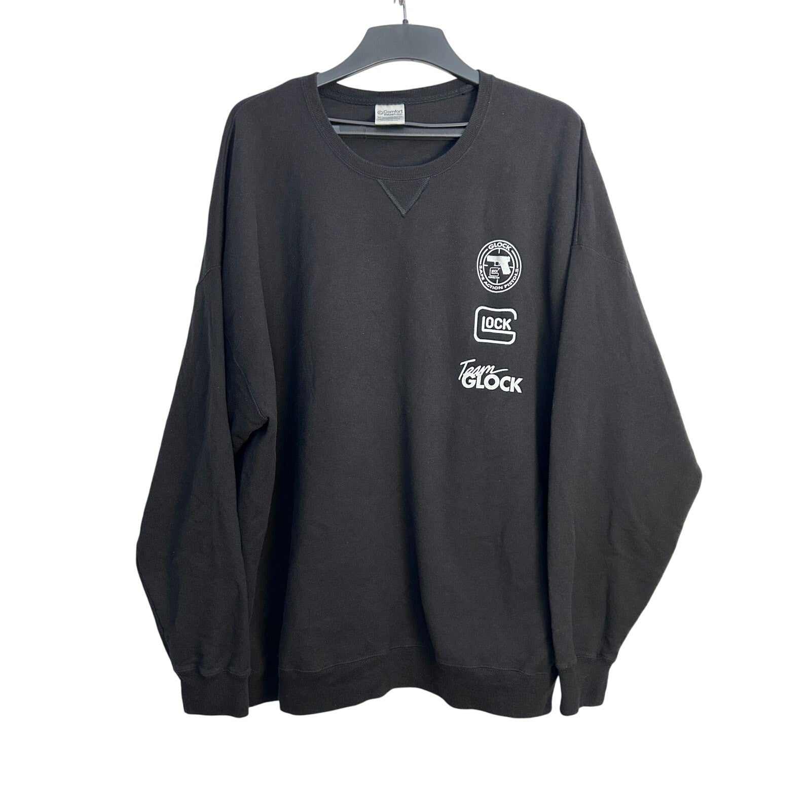 Pistols Safe Action Perfection Range  Crew Sweatshirt Black Sz 3XL NWOT