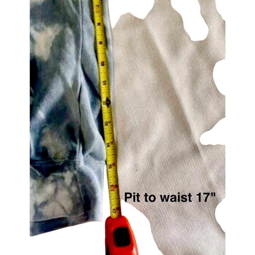 Paperbacks Cloud Tie Dye Hoodie Pullover 100% Cotton Hand Dyed Sz XXL NWT