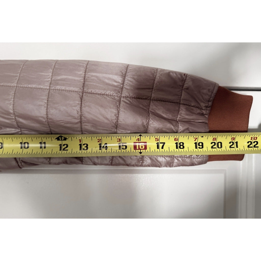 Cotopaxi Kusa Reversible Beige /Pink Bomber Jacket Womens M NWOT Llama Insulated