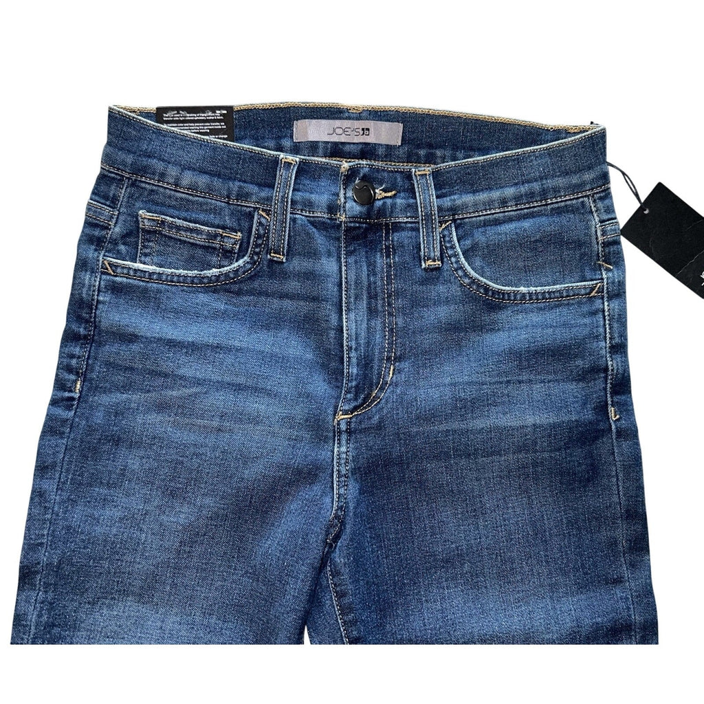 Joe's Jeans Sz Is 24 High Rise Skinny Crop—Raw Hem Stretch for Everyday Style NE