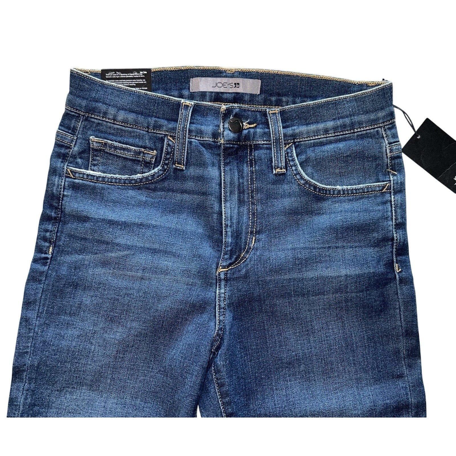 Joe's Jeans Sz Is 24 High Rise Skinny Crop—Raw Hem Stretch for Everyday Style NE