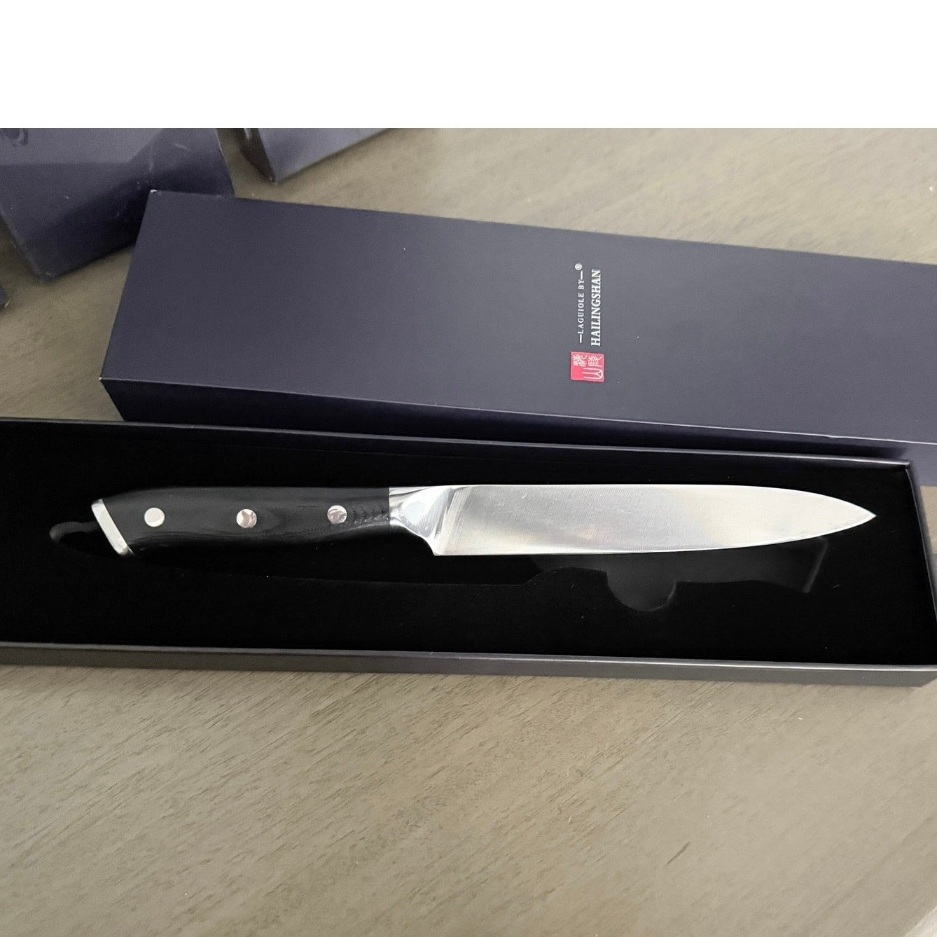 Damascus 6” Pro Chef Knife High Carbon German Steel Universal Kitchen Knife NIB