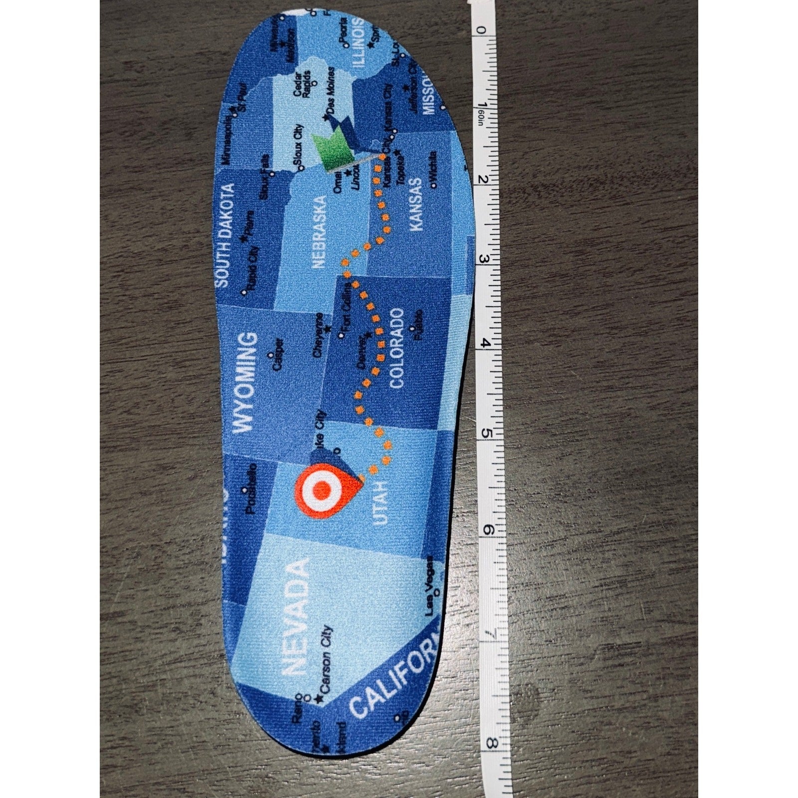NEW Shoe Insoles Holds Apple AirTag IS Included /  Insole 8" length Cut‑to‑Size 