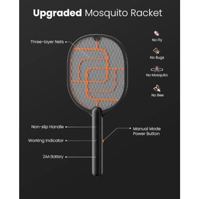Electric Fly Swatter 3000V Battery Powered Handheld Mosquito Bug Killer SEALED