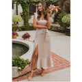 Show Me Your MuMu Claire Midi Dress Luxe Satin | Show Me The Ring Sz XS 