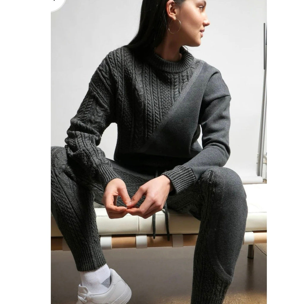 TWENTY MONTREAL Twenty Connect Crewneck Sweater Gray Size XS NEW 