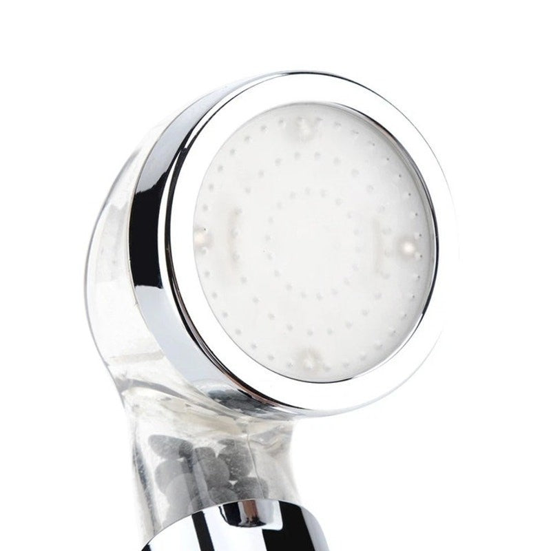 LED High Pressure Shower Head 7‑Color Changing | Filtration Beads | Handheld Kit