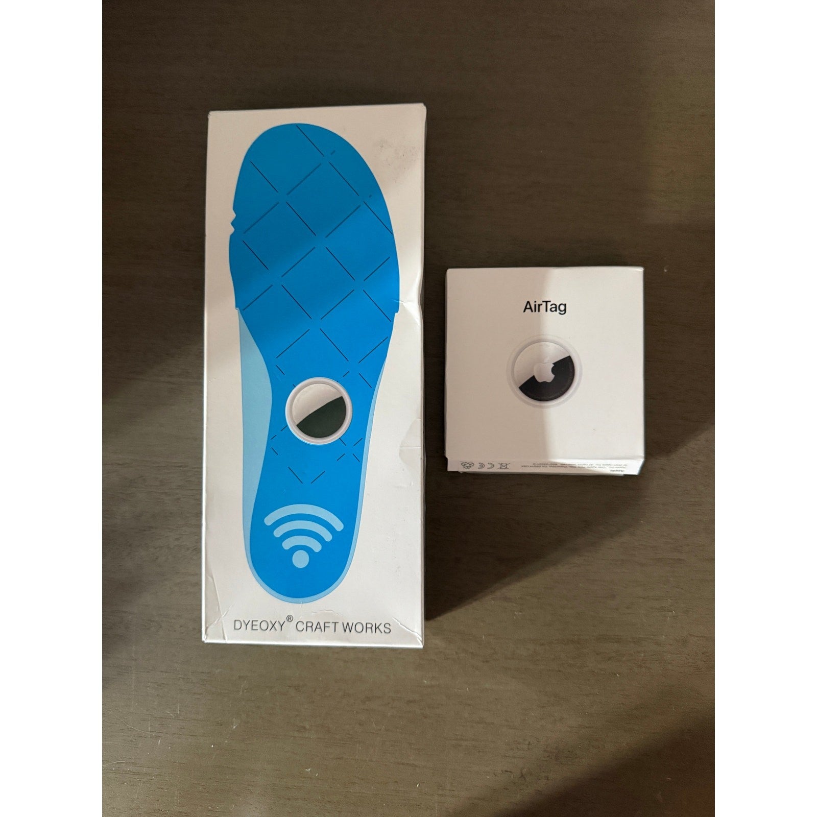 NEW Shoe Insoles Holds Apple AirTag IS Included /  Insole 8" length Cut‑to‑Size 