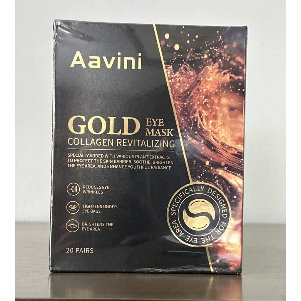 Aavini Collagen Revitalizing Gold Eye Mask (20 Pairs) - Dark circler eye paches