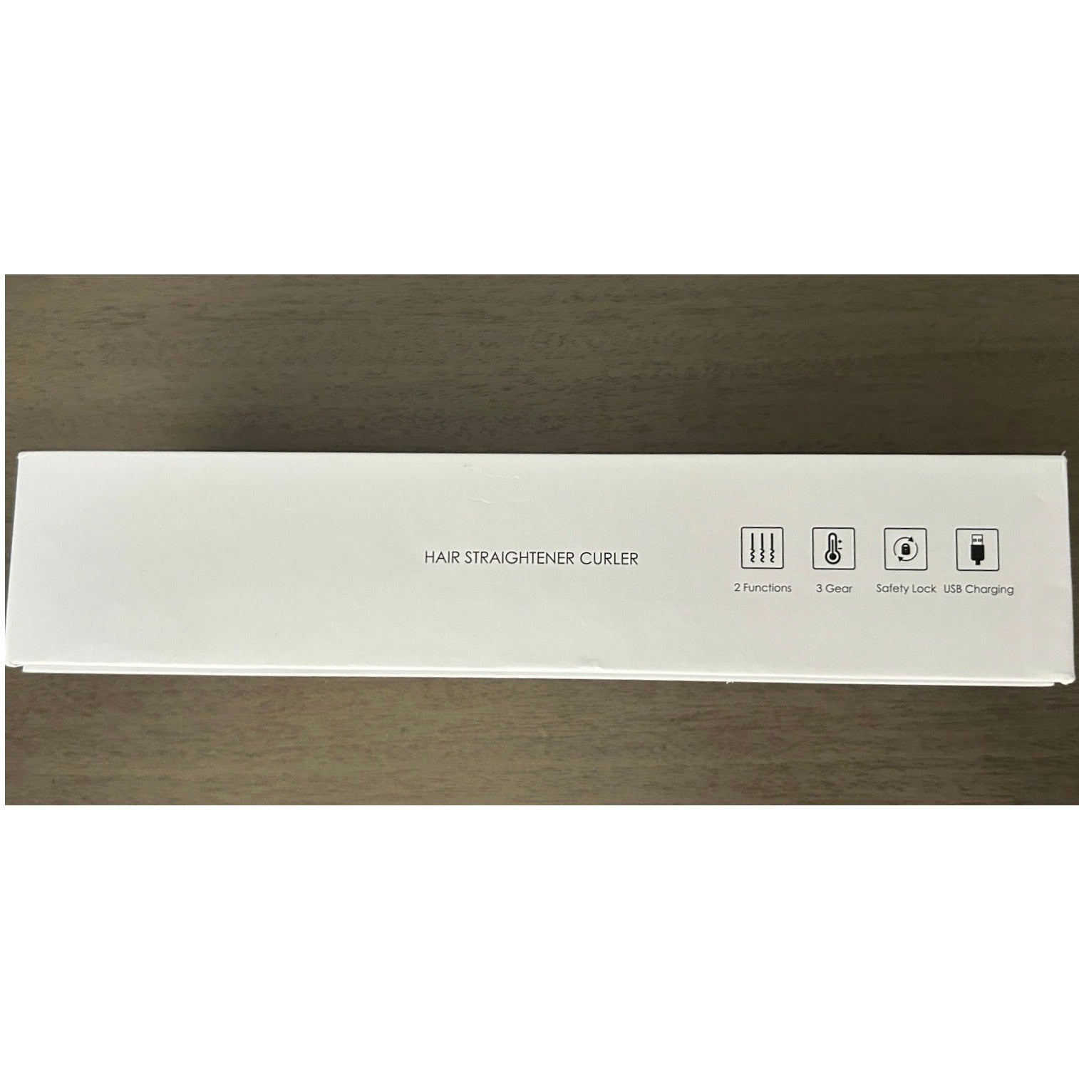 Cordless Ceramic Hair Straightener Curler Compact Portable Rechargeable Travel 