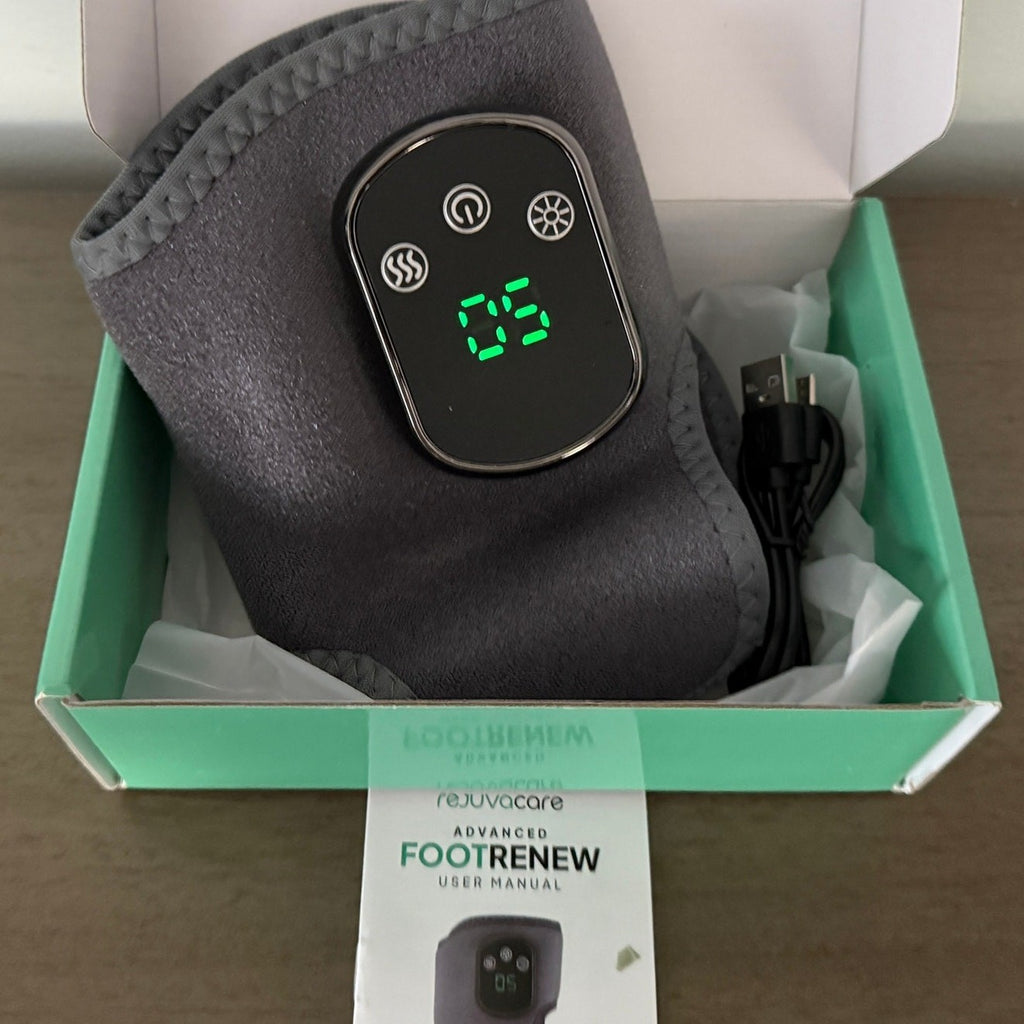 RejuvaCare Advanced FootRenew 3 in 1 Triple Method Massager NIB 