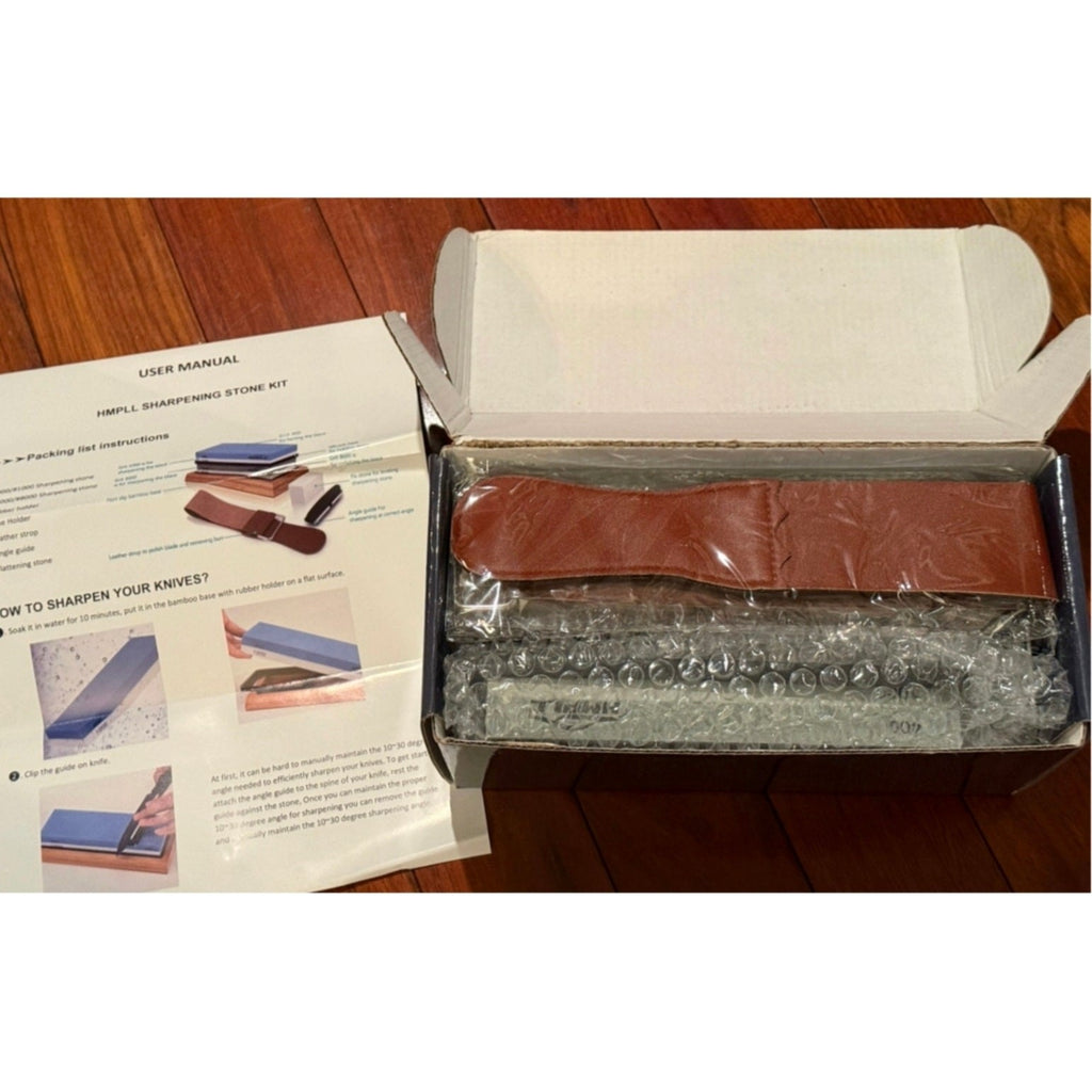 Amazing Complete Professional Knife Sharpening Stone Set For ALL Blade Types
