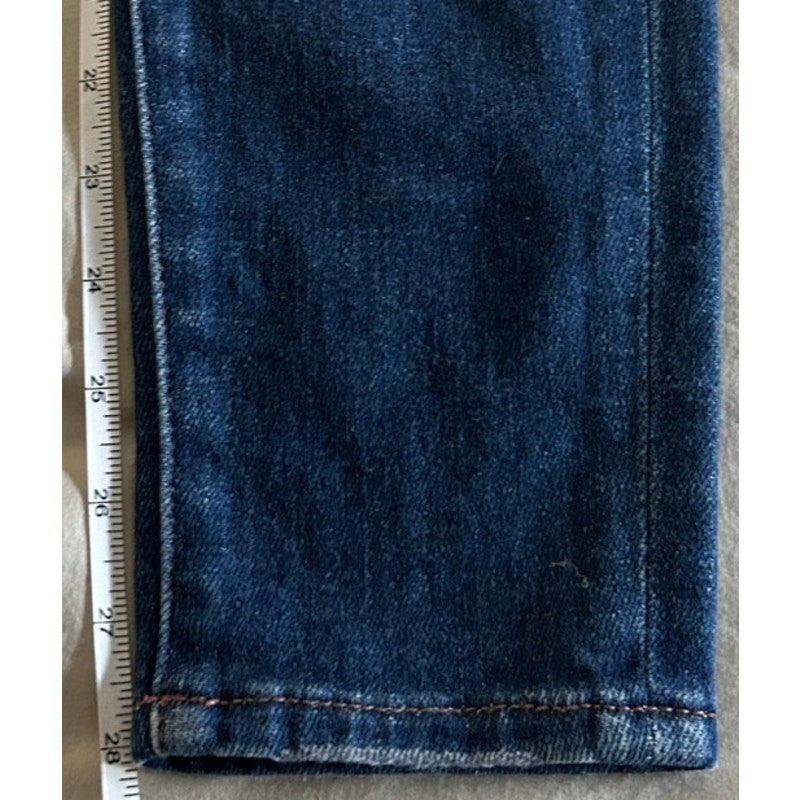 Revolve Pistola Aline High Rise Skinny Stretch Jeans Blue Work Wash Sz 26 $148 