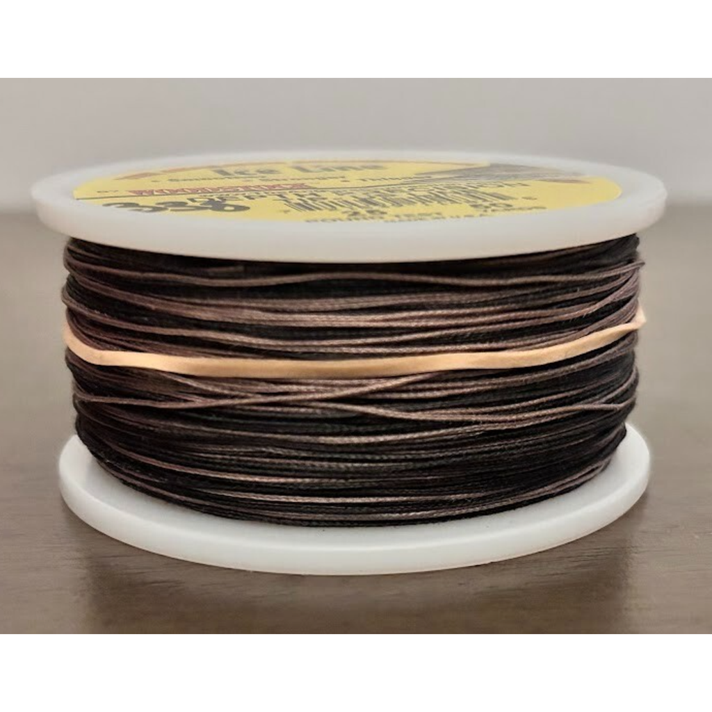 Woodstock Ice Fishing Tip Up Line Sand 25 LB 50 YD Vinyl-Coated Braid