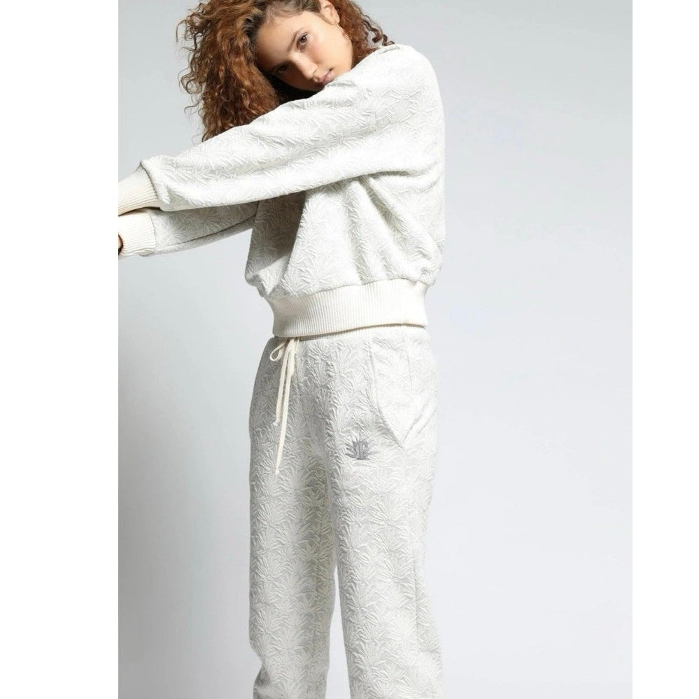Twenty Montreal Agave Print 3D Blister Knit Pants Cream XS Women’s Designer