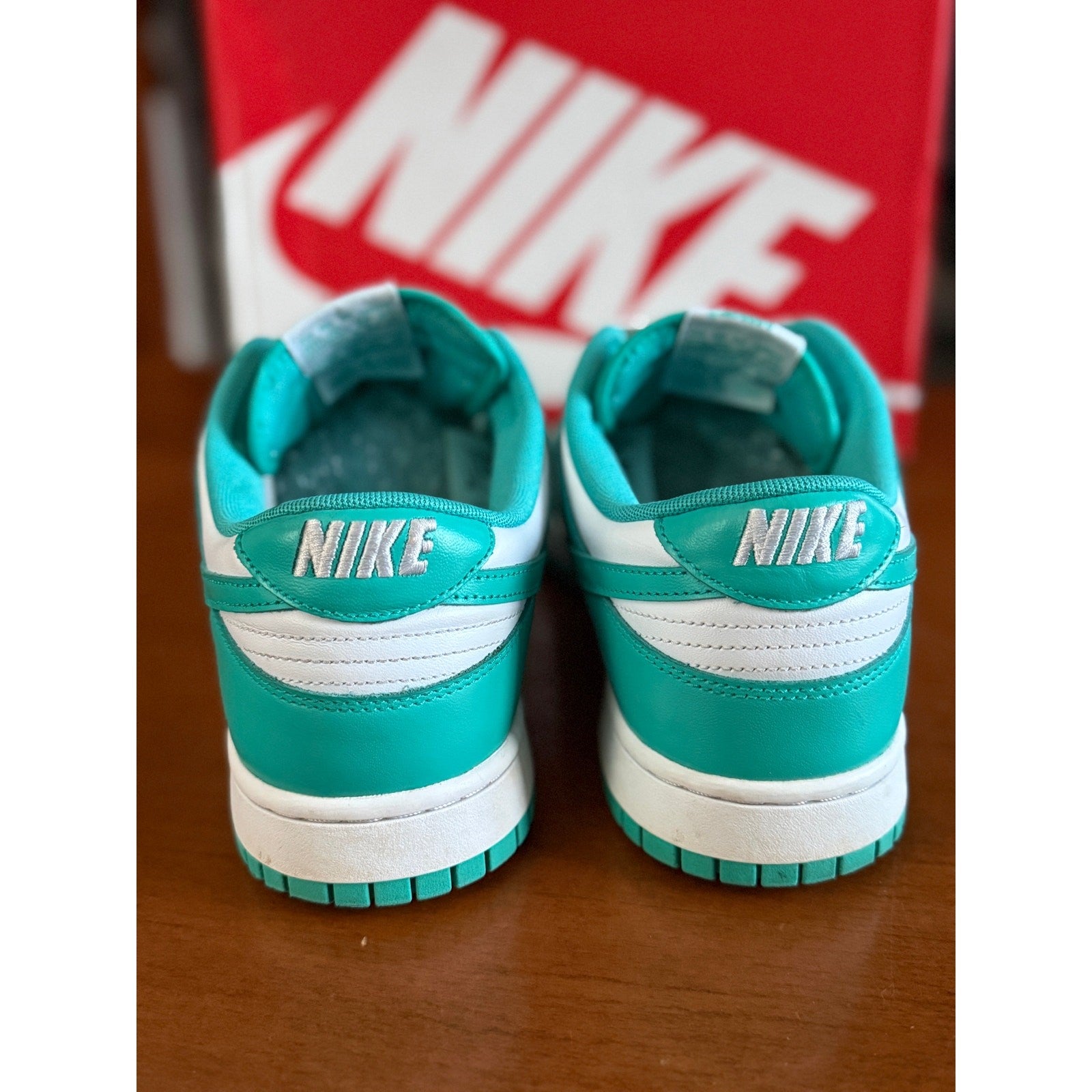 Nike Dunk Low "Clear Jade" Men US Size 11.5 Excellent PreOwned Cond DV0833-101 