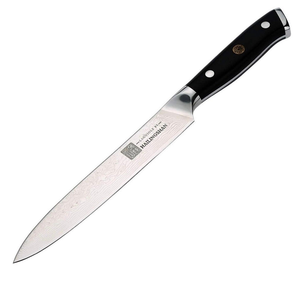 Damascus 6” Pro Chef Knife High Carbon German Steel Universal Kitchen Knife NIB