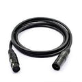 New XLR Cable 6.5ft – Male to Female 3-Pin Mic Audio Cord for Mixer/Speaker