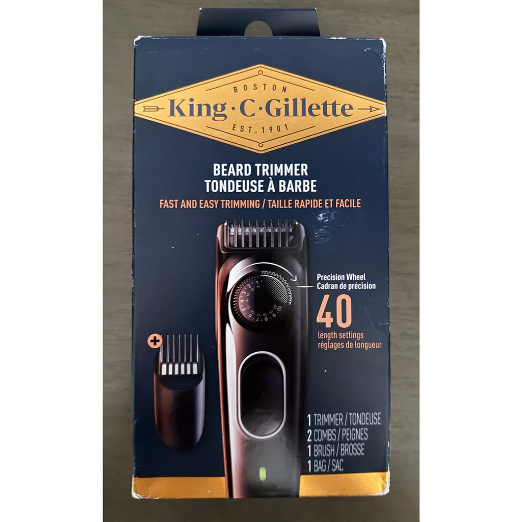 Braun King C. Gillette Cordless Beard Trimmer Kit 2 | Holds 1 Month Charge NEW 