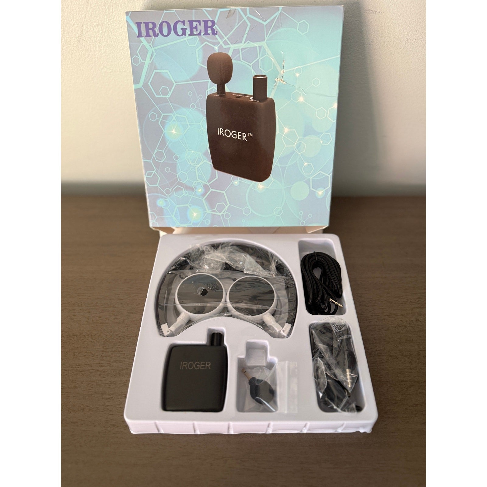 Iroger Hearing Sound Amplifier Rechargeable Hearing Aid Devic-Standard Headphone