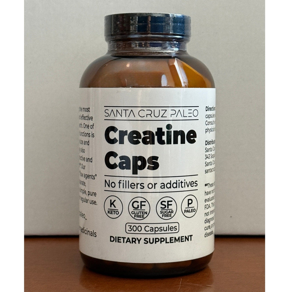 Santa Cruz Paleo Creatine  300ct Keto Clean Muscle Strength Supplement