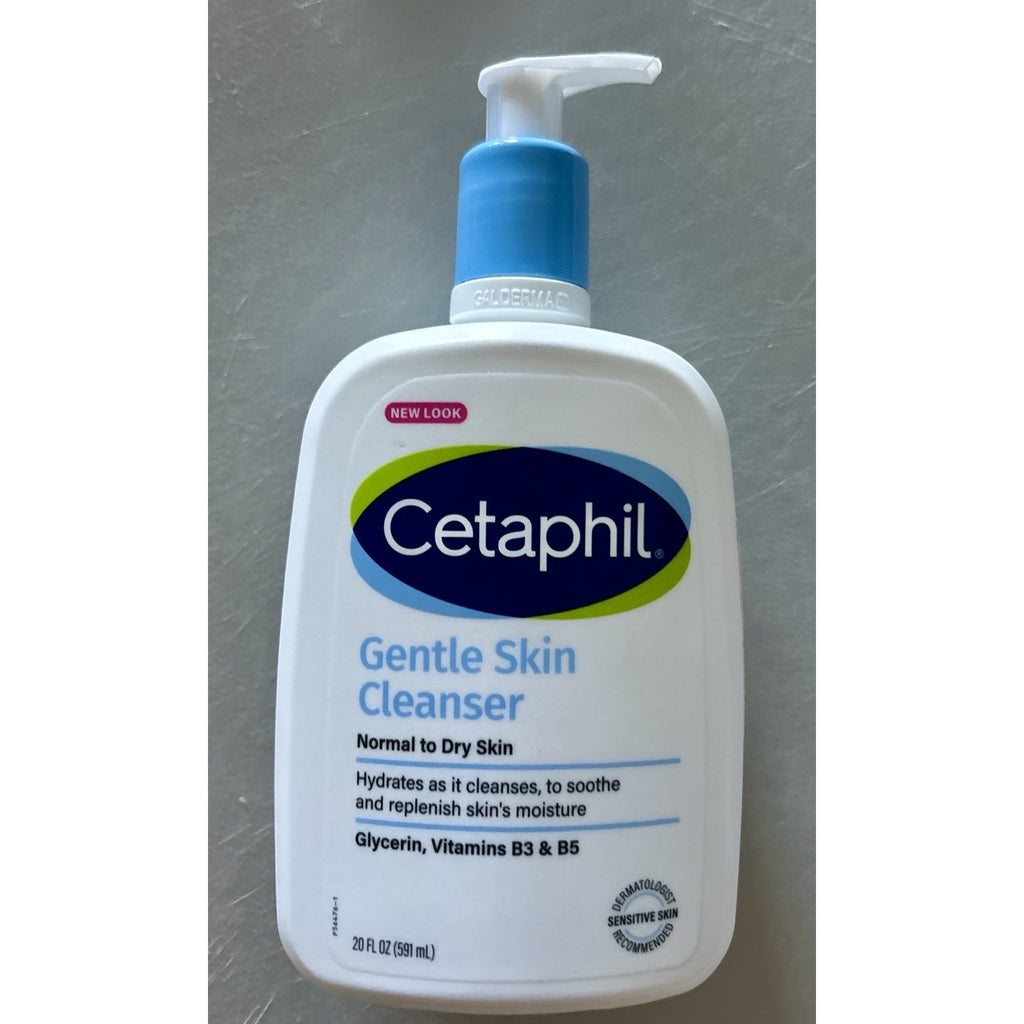 CETAPHIL Gentle Skin Cleanser 20 fl oz Large Bottle Hydrating Face & Body Wash