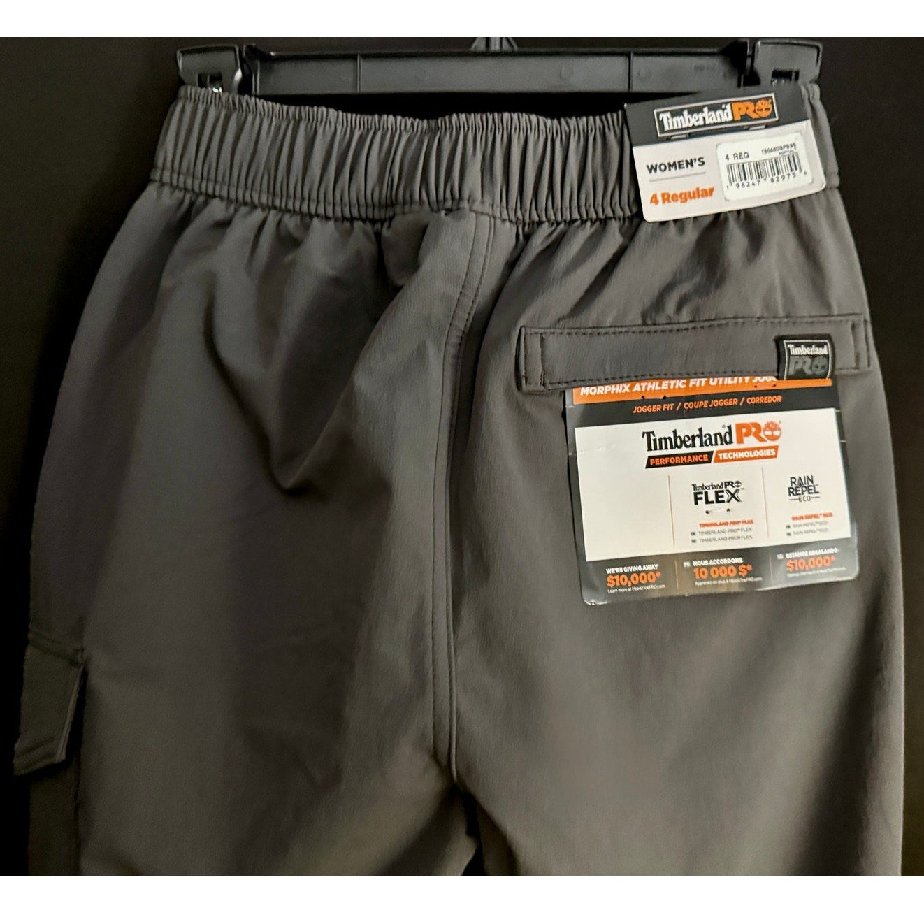 Women's Timberland PRO Morphix Jogger Pant Size 4 Asphalt Gray NWT