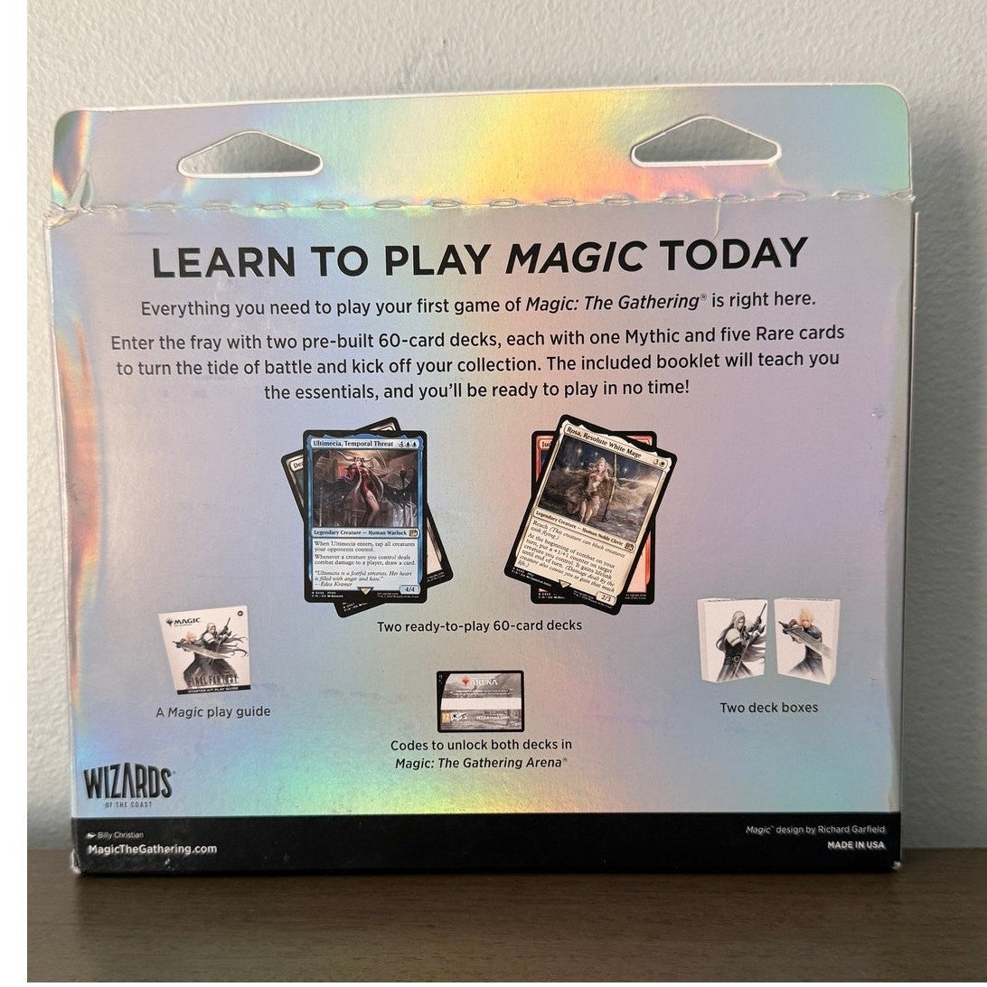 Magic The Gathering Final Fantasy Starter Kit 2025 | Cloud & Sephiroth Deck NEW