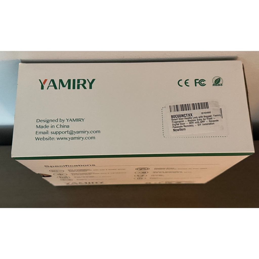 Yamiry Fingerprint Smart Door Lock, Keyless Entry Keypad, APP Control Deadbolt