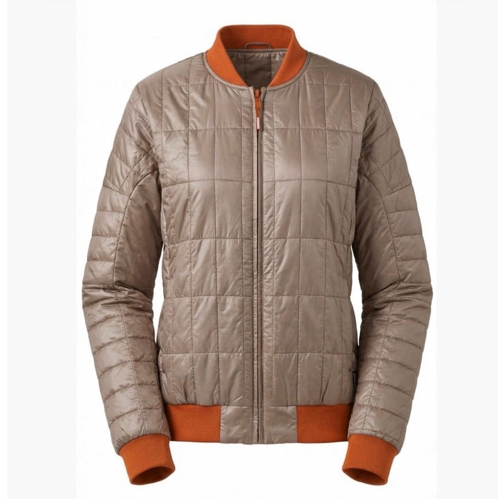 Cotopaxi Kusa Reversible Beige /Pink Bomber Jacket Womens M NWOT Llama Insulated