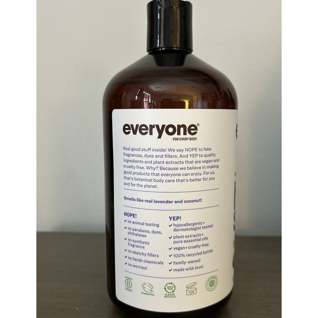 Nourishing Everyone Hand Soap Refill Size Lavender & Coconut 32 Oz BIG SIZE