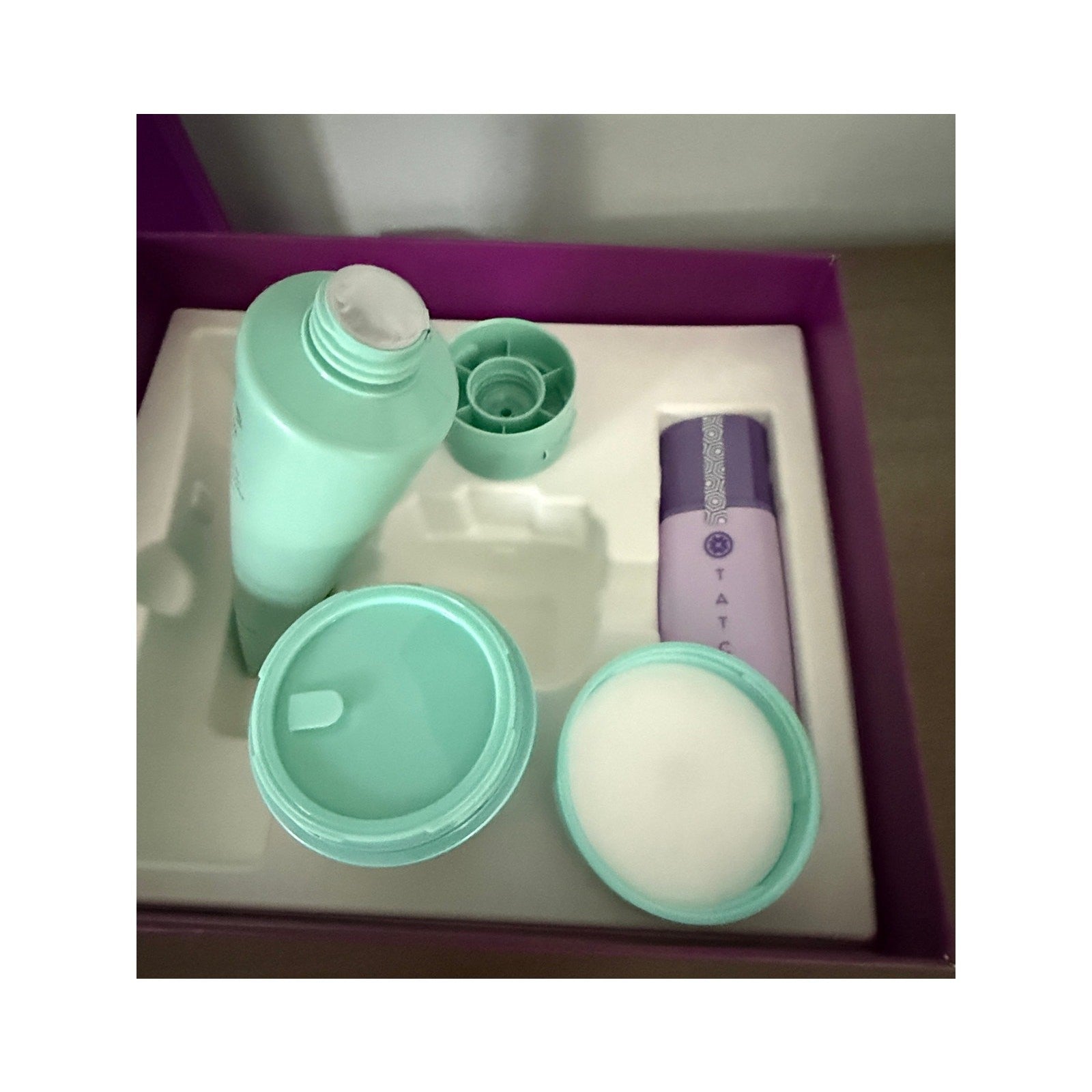 Tatcha The Pure Pores Trio Set - Matcha Cleanse, Water Cream, Silk Sunscreen NEW