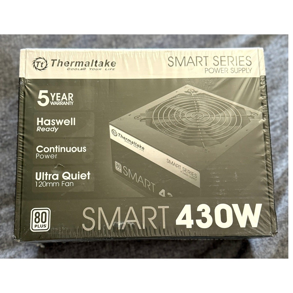Thermaltake Smart Series 430W Power Supply 80 Plus Ultra Quiet Haswell Ready NEW