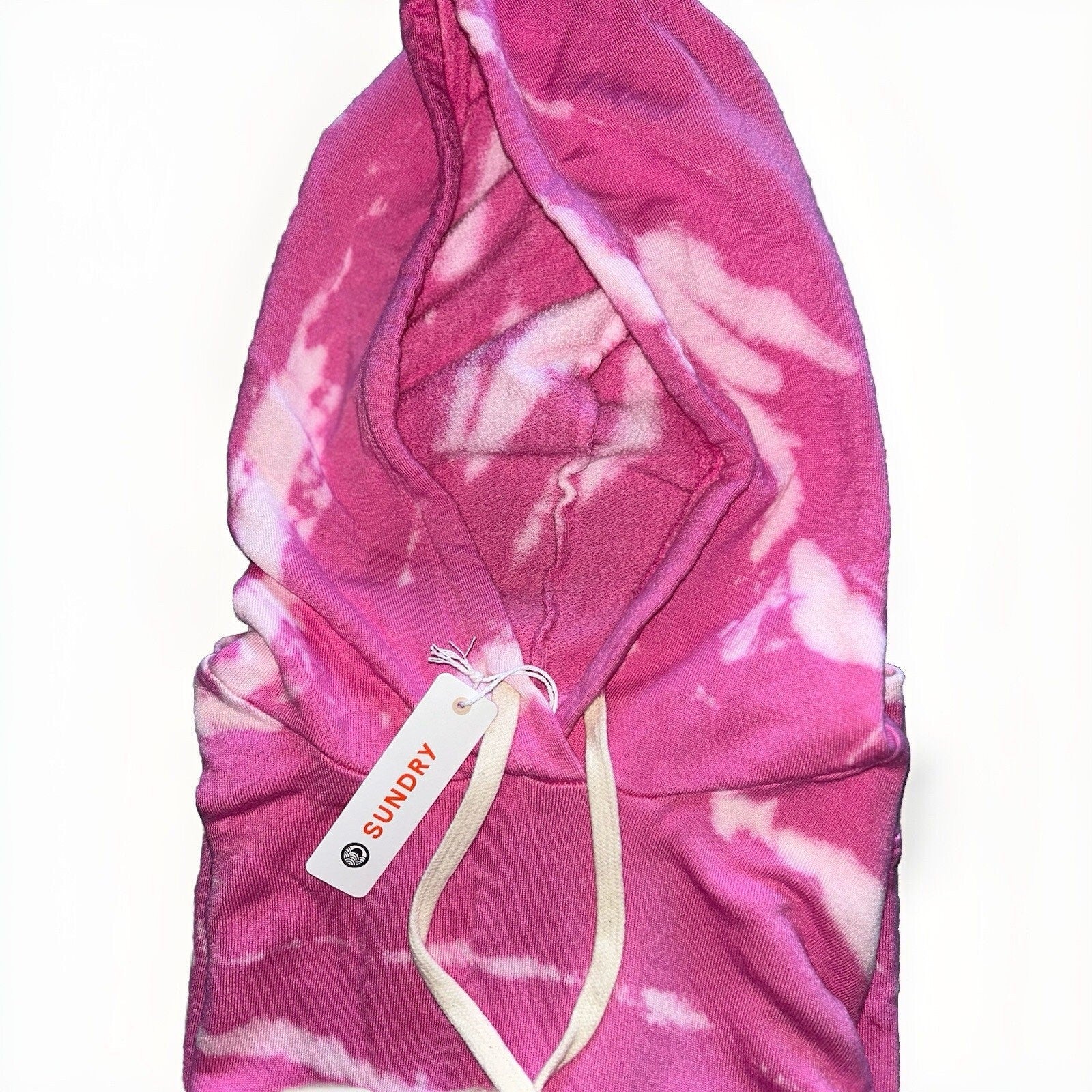 SUNDRY Tie Dye Hoodie Small – Pink Orchid, Revolve Exclusive New w/ Tags