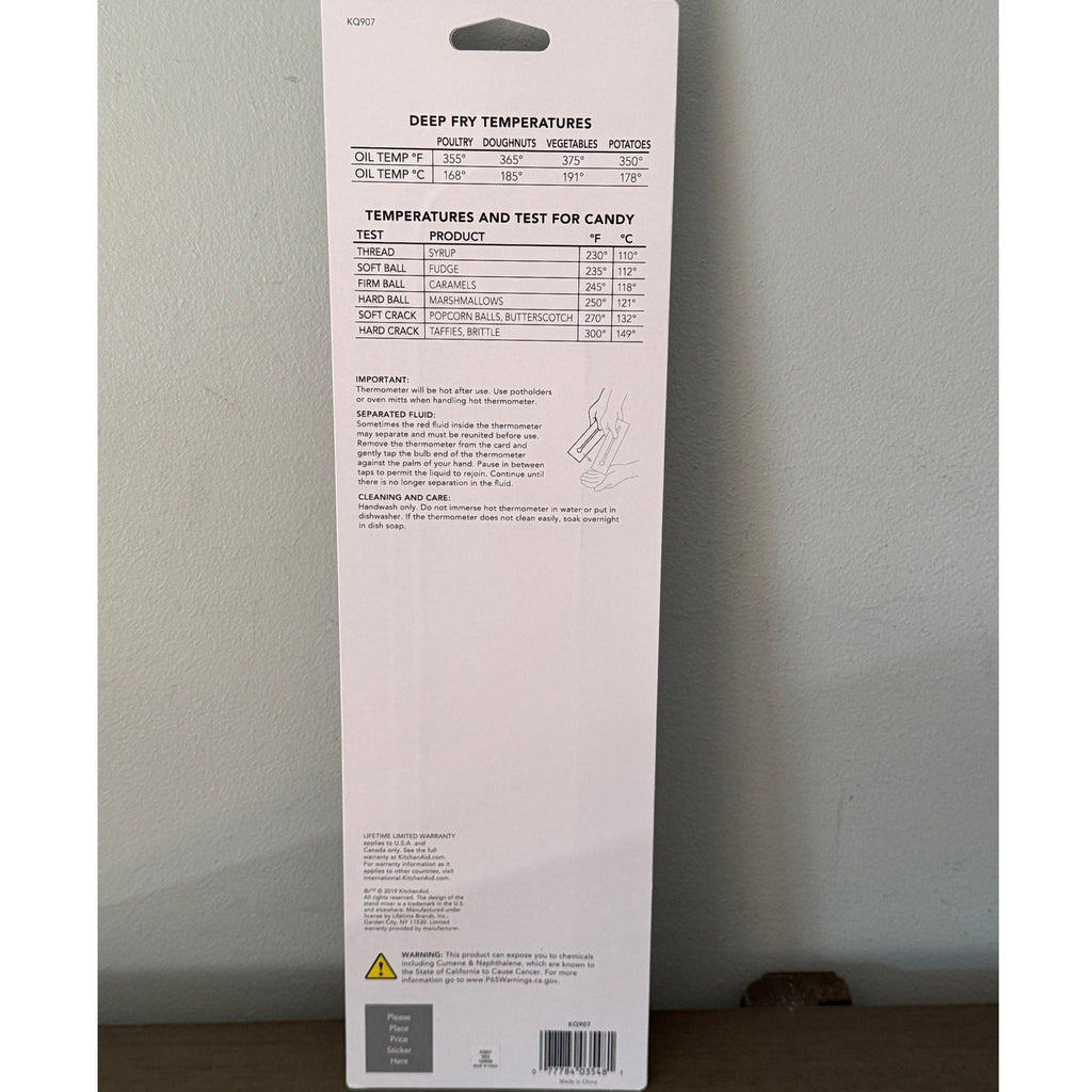 Kitchen Aid Candy & Deep Fry Thermometer Brand New