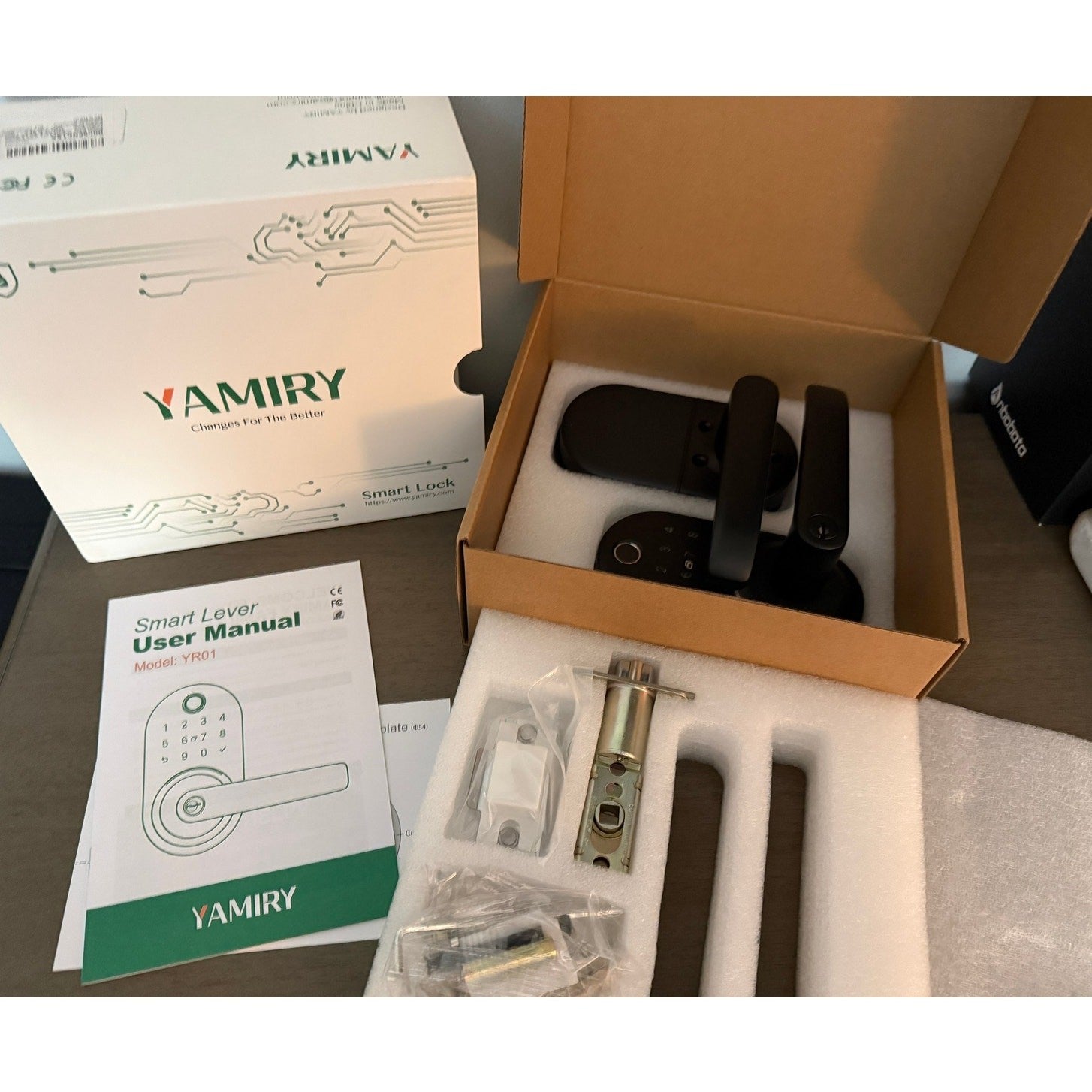 Yamiry Fingerprint Smart Door Lock, Keyless Entry Keypad, APP Control Deadbolt
