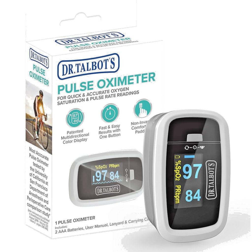 New Sealed Dr. Talbot's Pulse Oximeter For Quick & Accurate Oxygen Readings
