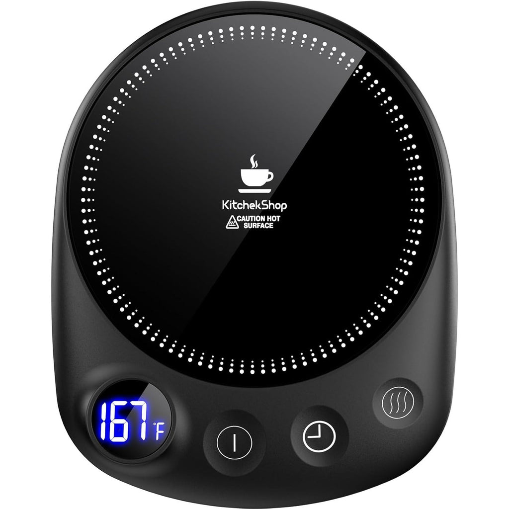 NEW Cup Mug Drink Warmer 4 Temp Settings - Home Work Office Shop Perfect Gift 