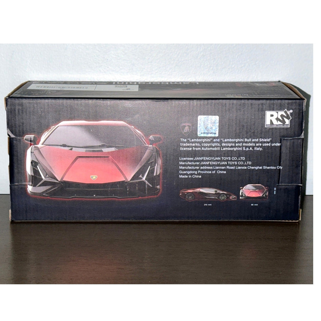 MIEBELY Lamborghini Sian RC Car 1:24 Scale 3.7V 500mAh Fast Remote Control Toy