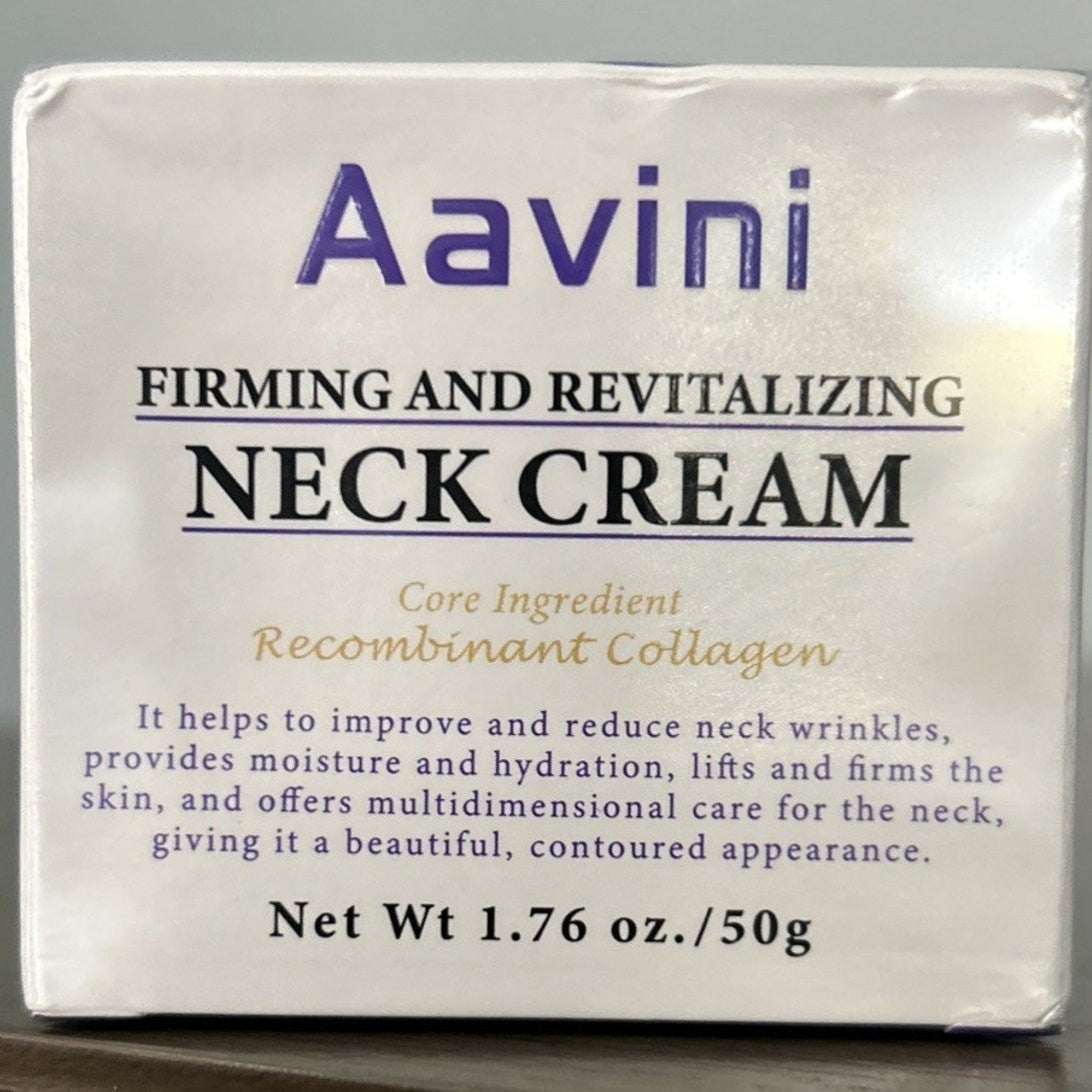 Aavini Firming Neck Cream Peptide Collagen Lift 1.7oz Wrinkle Dark Neck NEW