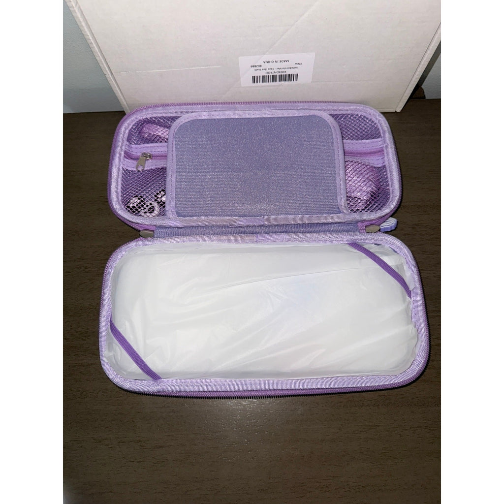 NEW Belle&Birdie Mermaid Switch OLED Case Purple Hard Shell Handbag Gaming 