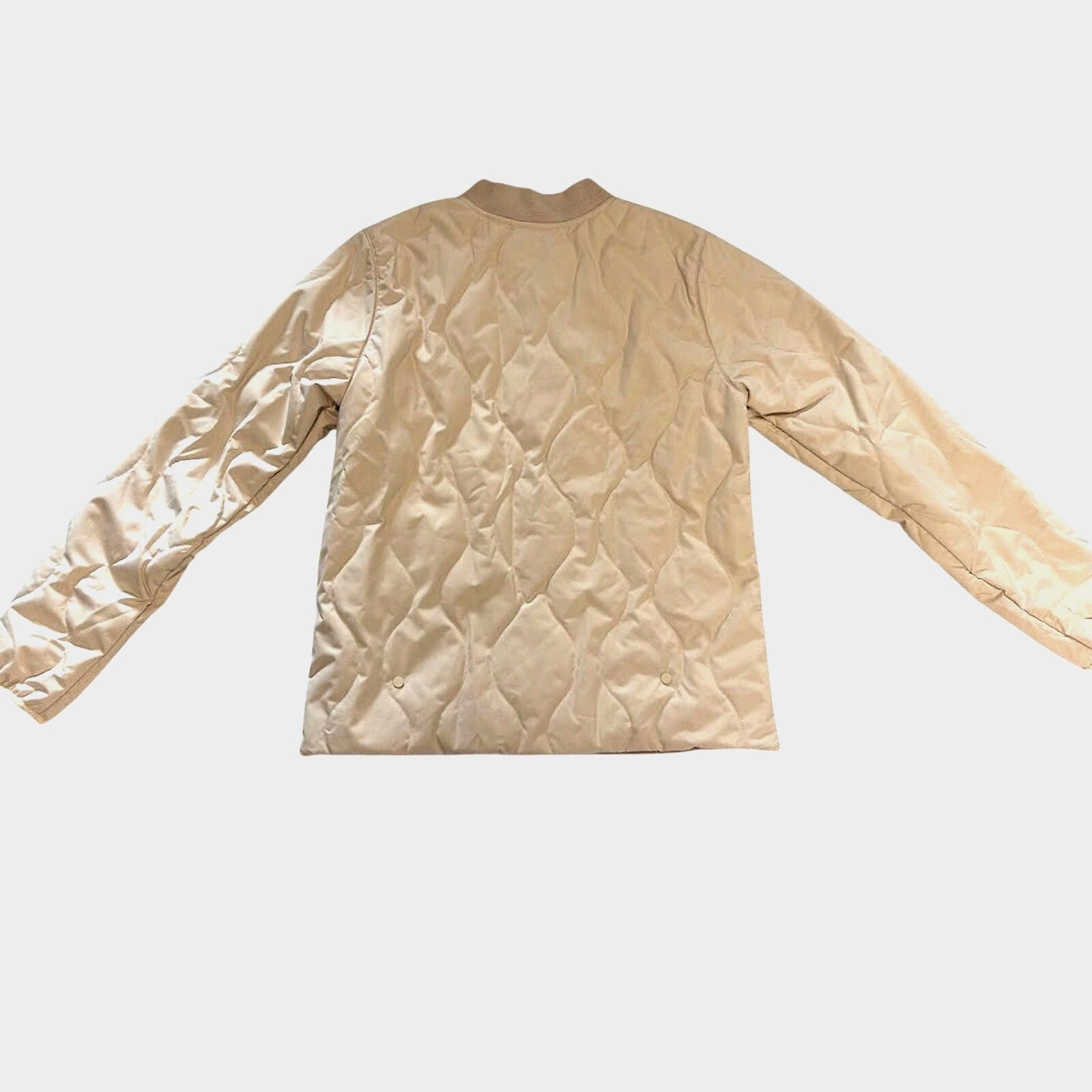 Snowboard Burton Kiley Insulator Jacket Quilted Lightweight Creme Color Sz M EUC