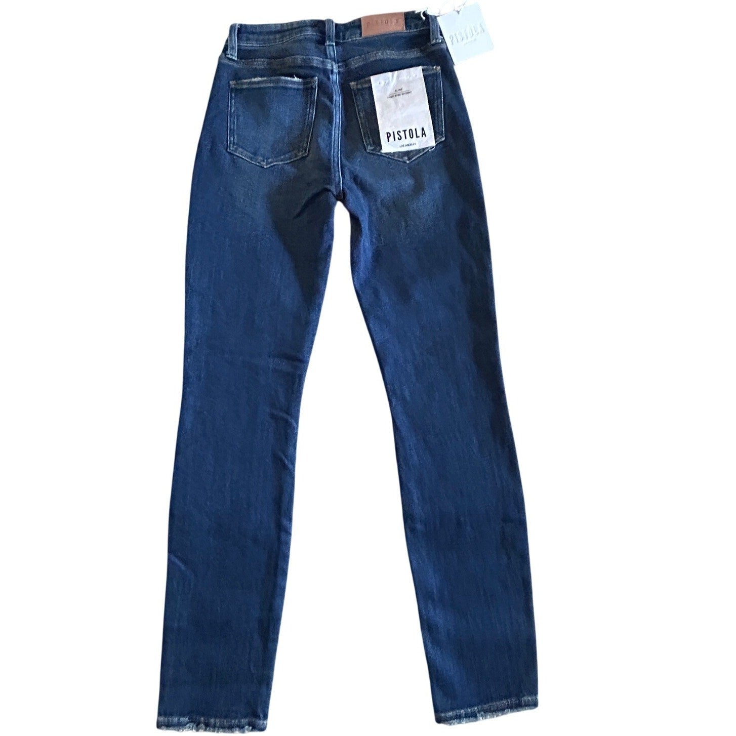 Revolve Pistola Aline Forever Jeans, High Rise, Skinny Stretch, Dark Sz 26 NWT